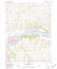 Cedar Creek Nebraska Historical topographic map, 1:24000 scale, 7.5 X 7.5 Minute, Year 1956