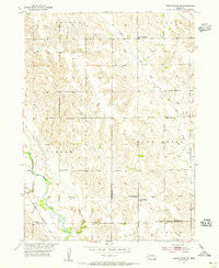 Cedar Rapids SE Nebraska Historical topographic map, 1:24000 scale, 7.5 X 7.5 Minute, Year 1954