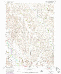 Cedar Rapids SE Nebraska Historical topographic map, 1:24000 scale, 7.5 X 7.5 Minute, Year 1954