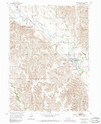 Cedar Rapids Nebraska Historical topographic map, 1:24000 scale, 7.5 X 7.5 Minute, Year 1954
