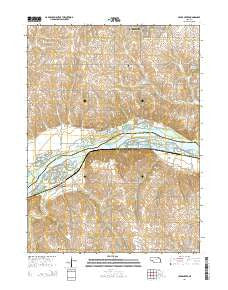 Cedar Creek Nebraska Current topographic map, 1:24000 scale, 7.5 X 7.5 Minute, Year 2014