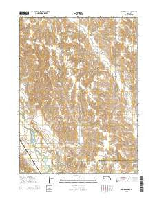 Cedar Rapids SE Nebraska Current topographic map, 1:24000 scale, 7.5 X 7.5 Minute, Year 2014