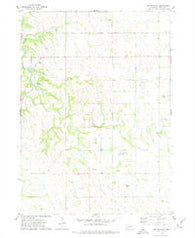 Center East Nebraska Historical topographic map, 1:24000 scale, 7.5 X 7.5 Minute, Year 1974