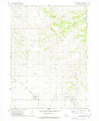 Center West Nebraska Historical topographic map, 1:24000 scale, 7.5 X 7.5 Minute, Year 1974