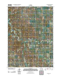 Center East Nebraska Historical topographic map, 1:24000 scale, 7.5 X 7.5 Minute, Year 2011
