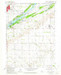 Central City East Nebraska Historical topographic map, 1:24000 scale, 7.5 X 7.5 Minute, Year 1962