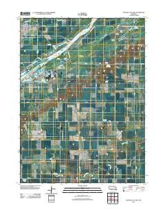 Central City East Nebraska Historical topographic map, 1:24000 scale, 7.5 X 7.5 Minute, Year 2011