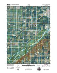 Central City West Nebraska Historical topographic map, 1:24000 scale, 7.5 X 7.5 Minute, Year 2011