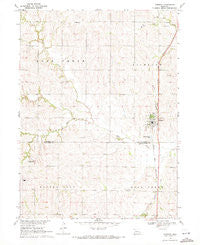 Ceresco Nebraska Historical topographic map, 1:24000 scale, 7.5 X 7.5 Minute, Year 1969