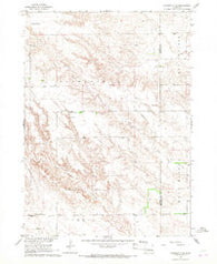 Chadron 3 SE Nebraska Historical topographic map, 1:24000 scale, 7.5 X 7.5 Minute, Year 1966