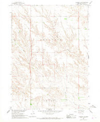 Chadron 3 SW Nebraska Historical topographic map, 1:24000 scale, 7.5 X 7.5 Minute, Year 1966