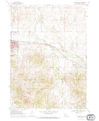 Chadron East Nebraska Historical topographic map, 1:24000 scale, 7.5 X 7.5 Minute, Year 1970