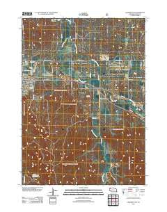 Chadron East Nebraska Historical topographic map, 1:24000 scale, 7.5 X 7.5 Minute, Year 2011
