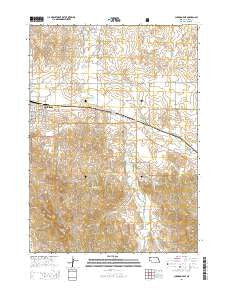 Chadron East Nebraska Current topographic map, 1:24000 scale, 7.5 X 7.5 Minute, Year 2014