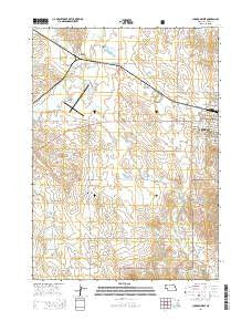 Chadron West Nebraska Current topographic map, 1:24000 scale, 7.5 X 7.5 Minute, Year 2014