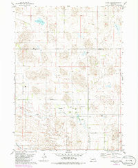 Chain Lake Nebraska Historical topographic map, 1:24000 scale, 7.5 X 7.5 Minute, Year 1981