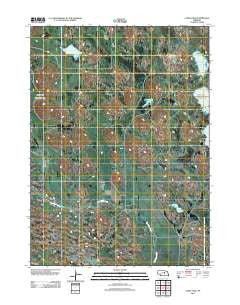 Chain Lake Nebraska Historical topographic map, 1:24000 scale, 7.5 X 7.5 Minute, Year 2011