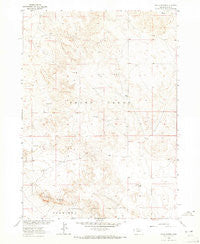 Chalk Buttes Nebraska Historical topographic map, 1:24000 scale, 7.5 X 7.5 Minute, Year 1963