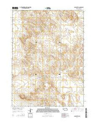 Chalk Buttes Nebraska Current topographic map, 1:24000 scale, 7.5 X 7.5 Minute, Year 2014