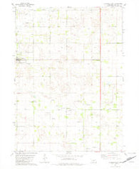 Chambers East Nebraska Historical topographic map, 1:24000 scale, 7.5 X 7.5 Minute, Year 1981