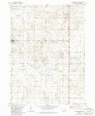 Chambers East Nebraska Historical topographic map, 1:24000 scale, 7.5 X 7.5 Minute, Year 1981