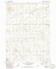Chambers West Nebraska Historical topographic map, 1:24000 scale, 7.5 X 7.5 Minute, Year 1981