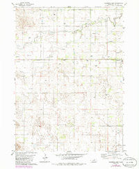 Chambers West Nebraska Historical topographic map, 1:24000 scale, 7.5 X 7.5 Minute, Year 1981