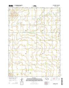 Chambers West Nebraska Current topographic map, 1:24000 scale, 7.5 X 7.5 Minute, Year 2014