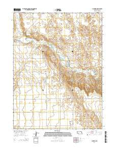 Champion Nebraska Current topographic map, 1:24000 scale, 7.5 X 7.5 Minute, Year 2014