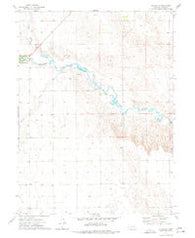 Champion Nebraska Historical topographic map, 1:24000 scale, 7.5 X 7.5 Minute, Year 1973