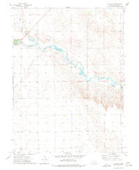 Champion Nebraska Historical topographic map, 1:24000 scale, 7.5 X 7.5 Minute, Year 1973