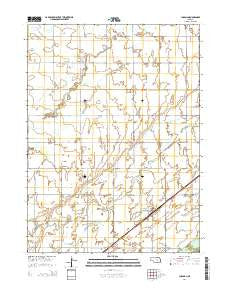 Chapman Nebraska Current topographic map, 1:24000 scale, 7.5 X 7.5 Minute, Year 2014