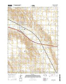 Chappell Nebraska Current topographic map, 1:24000 scale, 7.5 X 7.5 Minute, Year 2014