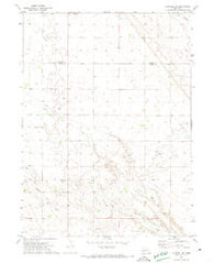 Chappell NE Nebraska Historical topographic map, 1:24000 scale, 7.5 X 7.5 Minute, Year 1971