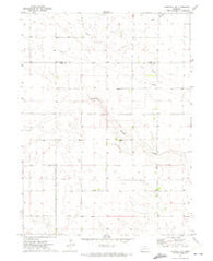 Chappell NW Nebraska Historical topographic map, 1:24000 scale, 7.5 X 7.5 Minute, Year 1971
