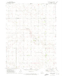 Chappell NW Nebraska Historical topographic map, 1:24000 scale, 7.5 X 7.5 Minute, Year 1971