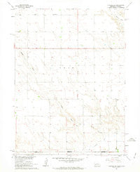 Chappell SE Nebraska Historical topographic map, 1:24000 scale, 7.5 X 7.5 Minute, Year 1961