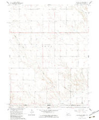 Chappell SE Nebraska Historical topographic map, 1:24000 scale, 7.5 X 7.5 Minute, Year 1961