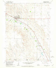 Chappell Nebraska Historical topographic map, 1:24000 scale, 7.5 X 7.5 Minute, Year 1961