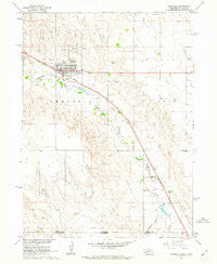 Chappell Nebraska Historical topographic map, 1:24000 scale, 7.5 X 7.5 Minute, Year 1961
