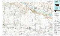 Chappell Nebraska Historical topographic map, 1:100000 scale, 30 X 60 Minute, Year 1985