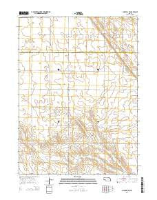 Chappell NE Nebraska Current topographic map, 1:24000 scale, 7.5 X 7.5 Minute, Year 2014