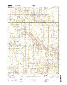 Chappell NW Nebraska Current topographic map, 1:24000 scale, 7.5 X 7.5 Minute, Year 2014