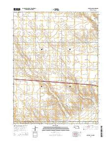Chappell SE Nebraska Current topographic map, 1:24000 scale, 7.5 X 7.5 Minute, Year 2014