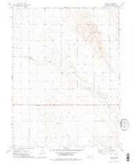 Chase Nebraska Historical topographic map, 1:24000 scale, 7.5 X 7.5 Minute, Year 1973