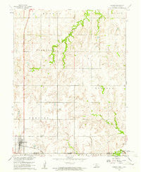 Chester Nebraska Historical topographic map, 1:24000 scale, 7.5 X 7.5 Minute, Year 1960