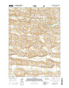 Chesterfield Flats Nebraska Current topographic map, 1:24000 scale, 7.5 X 7.5 Minute, Year 2014