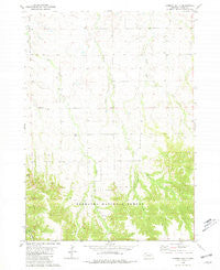 Chimney Butte Nebraska Historical topographic map, 1:24000 scale, 7.5 X 7.5 Minute, Year 1980