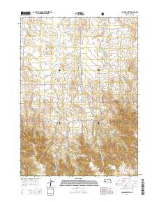 Chimney Butte Nebraska Current topographic map, 1:24000 scale, 7.5 X 7.5 Minute, Year 2014
