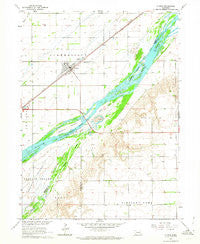 Clarks Nebraska Historical topographic map, 1:24000 scale, 7.5 X 7.5 Minute, Year 1962